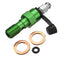 CNC M10x1.25mm Motorcycle Brake Caliper Bleed Screw Nipple Banjo Bolt Dust Cap
