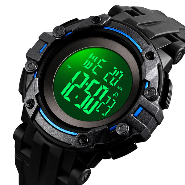 SKMEI 1545 Alarm Chronograph Luminous 5ATM Military Style Sports Men Watch Digital Watch