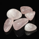 6pcs Pink Healing Crystal Quartz Polished For Decoration Health