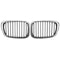 Chrome Black Front Grille Grill For BMW E39 5 Series 525 530 535 540 M5 1995-2004