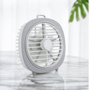 LyRay P22 USB Charging Fan Retro Night Light Fan Office Mute Desktop Rotating Wind Shield