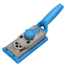 Round Wood Tenon Locator Drilling Positioner Drill Hole Woodworking Tool Pocket Hole Jig