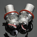 10W LED Angel Eyes Halo Ring Lights Bulb CANBUS Error Free Pair for BMW E65 E66 E67 E39 E63 E64