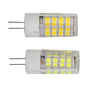 AC110-240V G4 5W SMD2835 52LED Ceramic Corn Light Bulb Replace Halogen Ceiling Lamp for Indoor Home