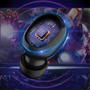 TWS G65 bluetooth 5.0 Wireless Earphone Dual Display 3500mAh Smart Touch Stereo Sports Hifi Headphones With Mic