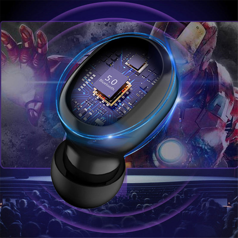 TWS G65 bluetooth 5.0 Wireless Earphone Dual Display 3500mAh Smart Touch Stereo Sports Hifi Headphones With Mic