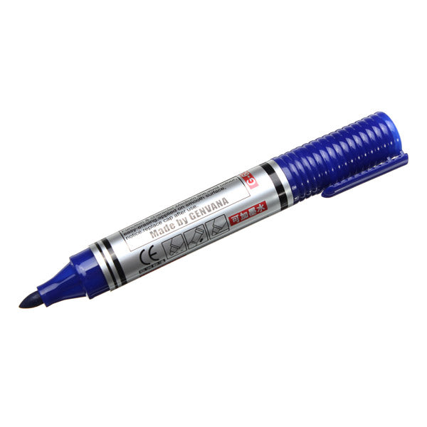 Genvana 3.5mm Marker Pen for White Board Add Ink Recycle Black Red Blue