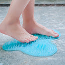 Butterfly Shape Silicone Bathroom Floor Mat Massage Exfoliation Shower Pad with Suction Cups