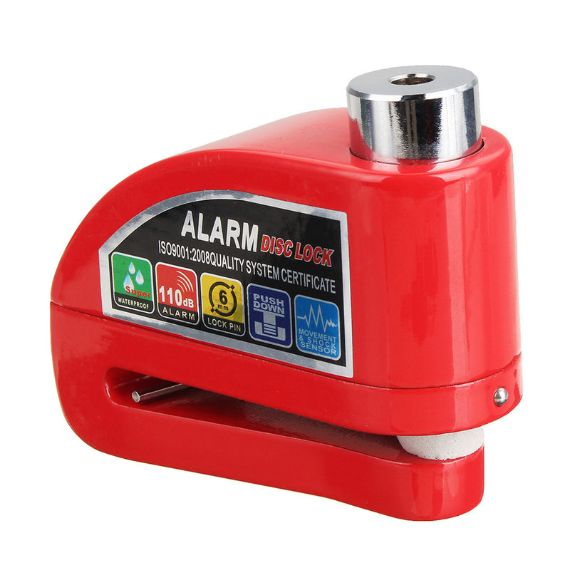 Alarm Motorbike Disc Lock Scooter Motorcycle Lock Bike Lock Security