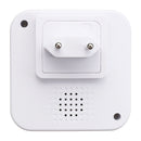 110V to 260V Wireless Chime Music Door Bell Waterproof 2 Receivers 55 Ringtone 300M Range Doorbell
