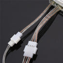 2PCS 60CM Battery Powered USB Charging RGB 20LEDs Strip Shoes Light DC3.3-4.1V