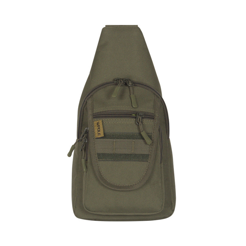 WPOLE A1 Unisex Tactical Bag Chest Backpack Outdoor Hiking Riding Canvas Crossbody Shoulder Bag