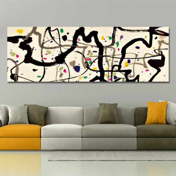 DYC 10993 Single Spray Oil Paintings Ink Abstract Painting For Home Decoration Paintings Wall Art