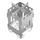 Outdoor Portable Firewood Cooking Stove Stainless Steel Burner Furnace Camping Picnic