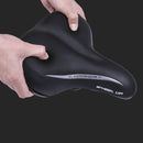 WHEEL UP MTB Bike Seat Cushion Breathable Comfort Soft Bike Saddle Gel Leather Pad