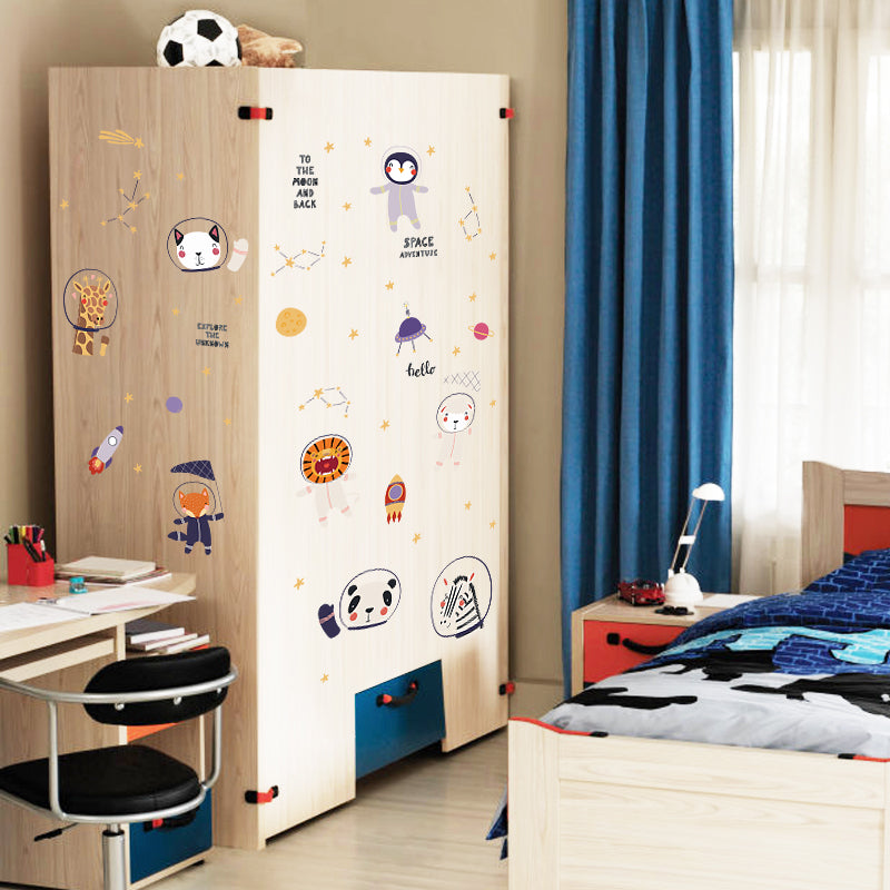 Miico SK9339 Cartoon Sticker Children's Room Kindergarten Decorative Wall Sticker Cabinet Stiker