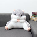 Cute Cartoon Rabbit Soft Plush Pillow Seat Waist Rest Cushion Lumbar Support Waist Pillow