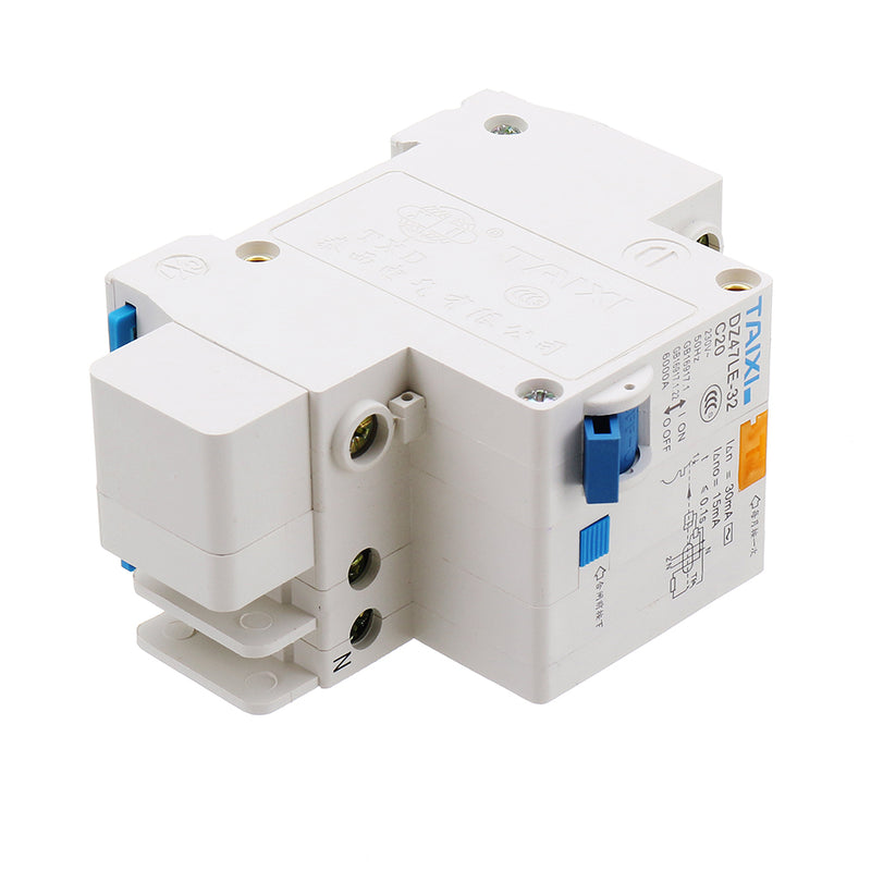 TAIXI DZ47LE-63 10A/16A/20A Circuit Breaker Intelligent Short Current Leakage Protection