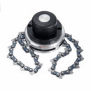 65Mn Trimmer Head Coil Chain Brush Cutter Garden Grass Trimmer for Lawnmower Black