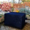 OxbridgeBlack Waterproof Rattan Cube Outdoor Garden Patio Furniture Table Set Cover Protection