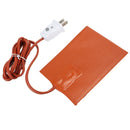 Car Engine Oil Heater Pad Silicone 100W 120V with Plug Universal
