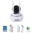 ESCAM G02 Dual Antenna 720P Pan/Tilt WiFi IP IR Camera Support ONVIF Max Up to 128GB Video Monitor