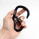 CAMNAL Max Load 25KN D Shape Carabiner Outdoor Climbing Hiking Safety Quick-hanging Buckle Hook
