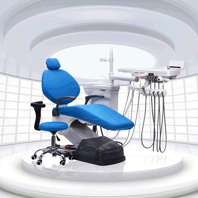 1 Set Washable Elastic Dental Unit Cover Cloth Dentist Chair Headrest Protector Sleeves Tools