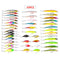 ZANLURE 43PCS Mixed Models Fishing Lure Multi Colors Minnow Lure Crank Bait Tackle Set