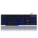 HXSJ R8 Russian English Dual Layout 104 Keys USB Wired Backlit Gaming Keyboard