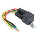 5pc 12V 30 40 Amp SPDT Automotive Relay With Wires And Harness Socket