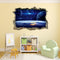 MIICO Creative 3D Universe Planet Broken Wall Removable Home Room Decorative Wall Decor Sticker