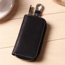 Women Men's Leather Car Key Bag Wallet Car Housekeeper Holder