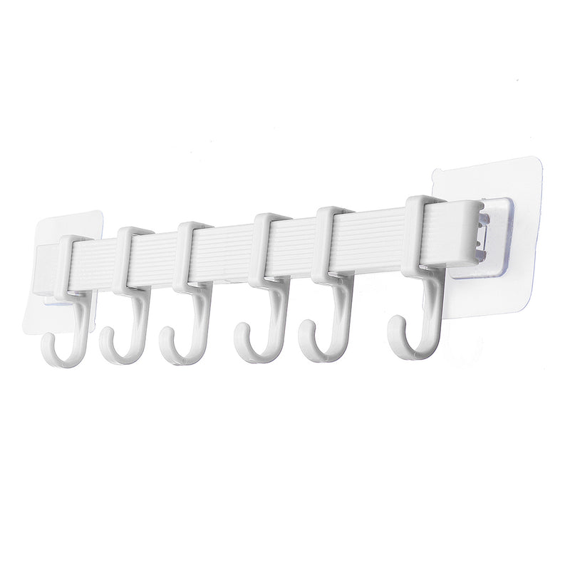 Bathroom Wall Door Hook No Trace Stickers Nail-Free Towel Hook Waterproof