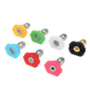 High Pressure Washer Spray Nozzle Variety Degrees 1/4 Inch Adjustable Quick Connect