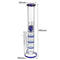 19.5 Inch Glass B ong Three Honeycomb PERC Smoking P ipe Water H ookah With Ice Catcher H ookah pipes