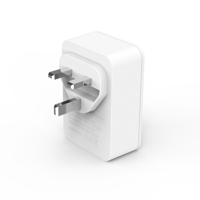 ORICO S4U 20W Universal Power Plug Travel Converting Adapter with 4 USB Charging Ports