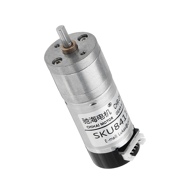 CHIHAI MOTOR DC12V 350rpm Encoder Motor DC Gear Motor with Cover