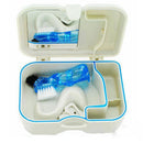 Mini Denture Retainer Box With Mirror Clening Brush Oral Care Kits