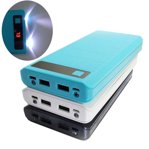 Bakeey Type C USB Input Port 8 x 18650 2000mA LED Display Power Bank Case For iPhone X XR XS Xiaomi Mi9 HUAWEI P30 S10