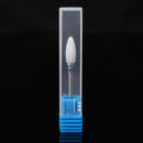 3/32'' White Ceramic Nail Drill Bits Polish File Nail Art Manicure Tools