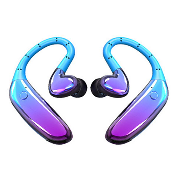 Dual Dynamic bluetooth 5.0 Headphone Binaural HD Hanging Earphone Waterproof Headset for Xiaomi Huawei Samsung