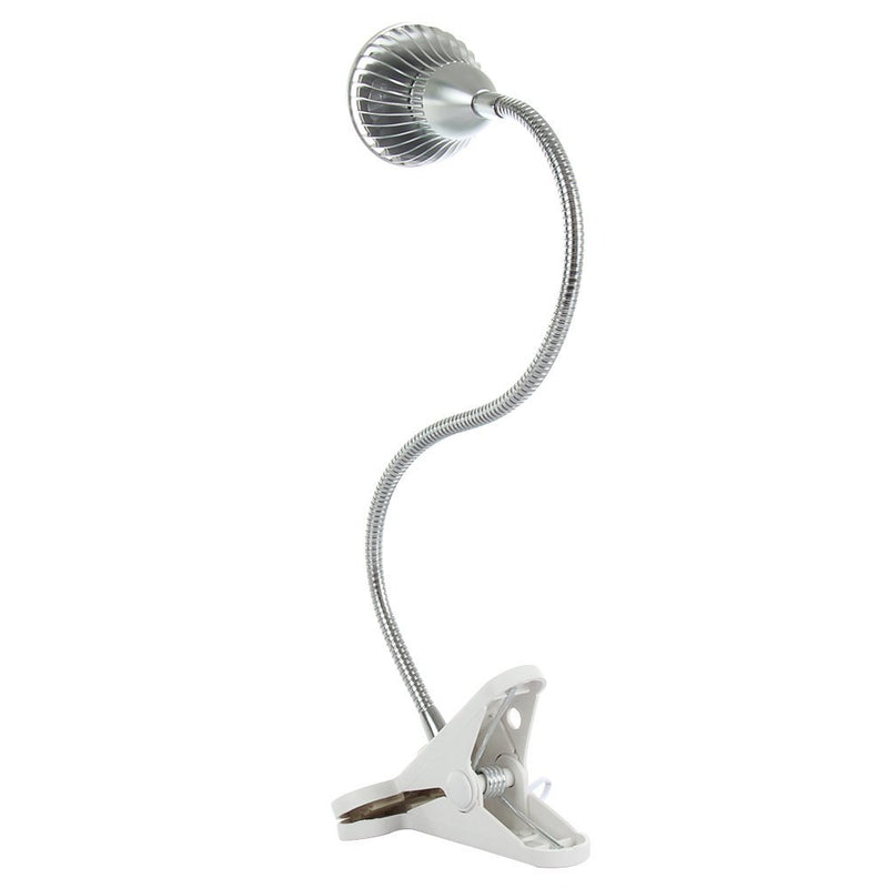 Full Spectrum 30W LED Grow Light Desk Clip With 360 Flexible Swivel Gooseneck Plant Growing Lamp