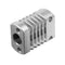 Red/Silver MK10 E3DV6 Heatsink Aluminum Block for 3D Printer