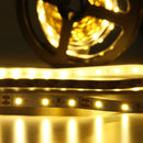 5M 3528 Non-waterproof 300 LED Warm White PIR Motion Sensor Strip Light Kit US Plug DC12V