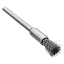 10pcs 3mm Shank Wire Brush Stainless Steel Head Removal Dust Burr Derusting Brush