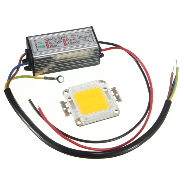 High Power 20W LED SMD Chip Bulb with Waterproof Driver Supply DC20-24V