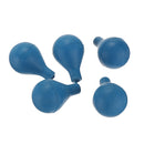 5Pcs/Set Blue Pipet Pipette Dropper Rubber Bulb Pear Shaped Labs Suction Ball Laboratory Tools