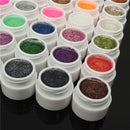 DANCINGNAIL 36 Colors 5ml Small Glitter Shiny Powder UV Gel Builder Nail Art DIY Manicure