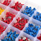 1200Pcs Assorted Insulated Electrical Wire Terminals Connectors Crimp Set